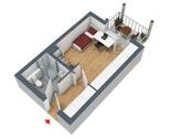 Foto - Möbliertes Apartment mit Balkon, Tiefgaragenstellplatz & Keller
