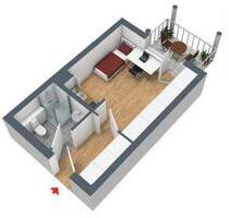 Möbliertes Apartment mit Balkon, Tiefgaragenstellplatz & Keller - Hof Christiansreuth