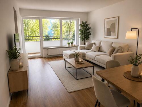 Foto - Helle 3-Zimmer-Wohnung mit Balkon – frisch renoviert & bezugsfrei