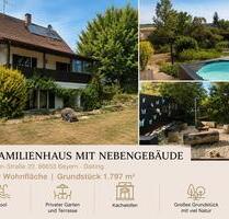 Einfamilienhaus mit Nebengebäude - provisionsfrei - Monheim