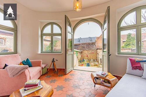 Foto - Kann man schöner Wohnen? Historische Wohnung mit Garten – Einzigartig!