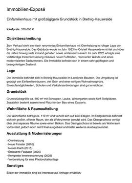 Foto - 5 Zimmer Doppelhaushälfte zum Kaufen in Radebeul