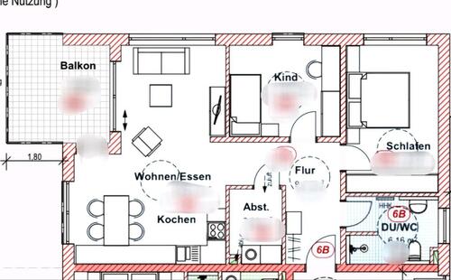 Foto - 3 Zimmer Etagenwohnung zur Miete in Fellheim