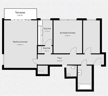 Foto - 3 Zimmer Terrassenwohnung zur Miete in Hamburg