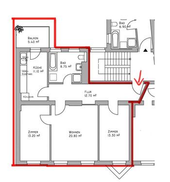 Foto - ANFRAGENSTOPP❗️Schöne helle 3 Zimmer Wohnung in 06112