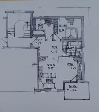 Foto - 3-Zimmer-Dachgeschoß-Wohnung in Langweid am Lech zu verkaufen