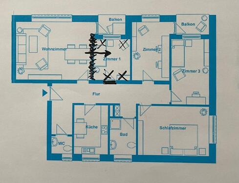 Foto - 4 Zimmer Etagenwohnung in Bad Segeberg