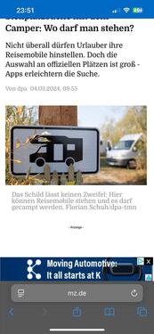 Foto - Stellplatz Wohnmobil Wohnwagen Anhänger o.Ä.
