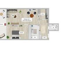 Lichtdurchflutete 2-Zimmer-Terrassenwohnung in Passau – Grubweg