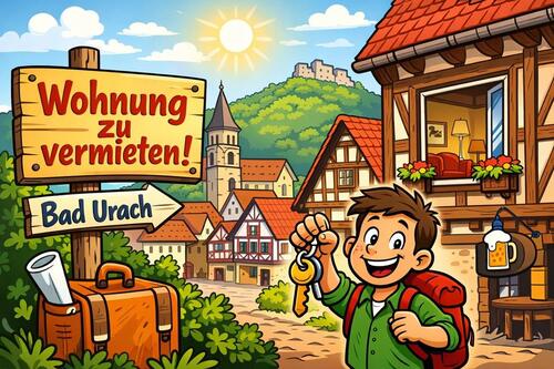 Foto - 2 - Zimmer - Wohnung im Zentrum von Bad Urach