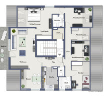 Große, helle Wohnung mit 113 qm in Rhynern - Hamm Berge