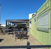 Gastronomie, Imbiss, große Außenfläche im Gewerbegebiet Krefeld