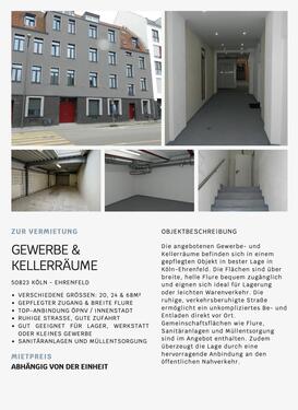 Foto - Gewerbe- Lagerräume in Köln Ehrenfeld