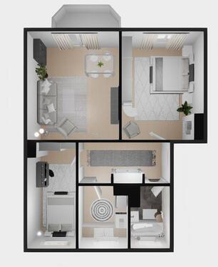 Foto - Etagenwohnung in Dessau-Roßlau zur Miete