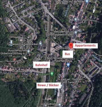 Foto - 1 Zimmer Erdgeschoßwohnung zur Miete in Saarbrücken