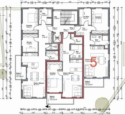 Foto - 3 Zimmer Etagenwohnung zur Miete in Hildesheim