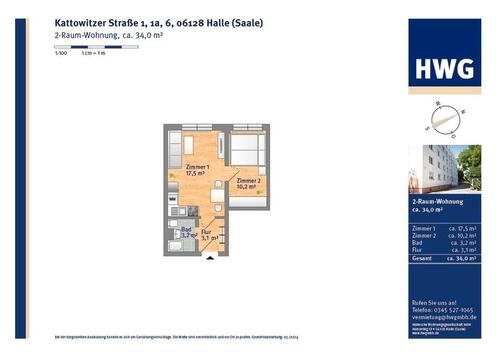 Foto - Etagenwohnung in Halle (Saale)