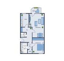 Helle 2-Zimmer-Erdgeschosswohnung mit Balkon & Parkplatz - Aschersleben