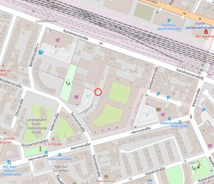 Foto - Außen StellplatzParkplatz Sonnenstr. 90763 Fürth Südstadt