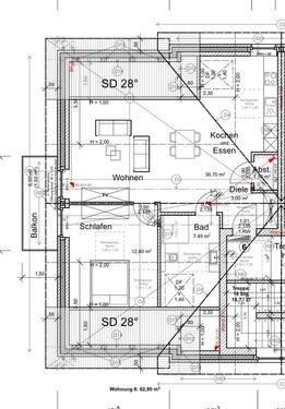 Foto - 2 Zimmer Dachgeschoßwohnung zur Miete in Herzebrock-Clarholz