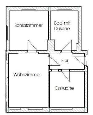 Foto - 2 Zimmer Etagenwohnung zur Miete in Zeithain