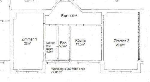 Foto - 2 Raumwohnung, ideal für eine 2-WG oder für ein Pärchen