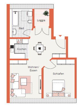 Foto - Etagenwohnung zur Miete in Leipzig