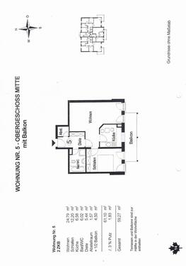 Foto - Verkauf 2ZKB Eigentumswohnung - 215.000,00&nbsp;EUR Kaufpreis, ca.&nbsp; 59,27&nbsp;m&sup2;