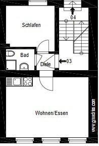 Foto - 2 Zimmer Etagenwohnung zur Miete in Düren