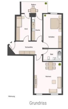 Foto - 3 Zimmer Etagenwohnung zur Miete in Leipzig