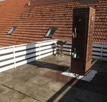 Oberwohnung mit großer Dachterrasse in ruhiger Lage zu vermieten - Apen