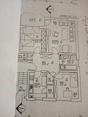 Foto - 3-Zi.-Wohnung, ca 80 qm, 2. OG, mit Balkon, von Privat zu Privat;