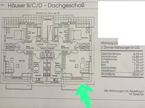 Foto - 2-Raum-Wohnung Dachgeschoss in Torgau