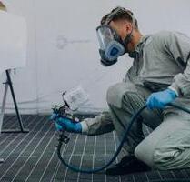 Professionelle Lackierkabine zur stundenweisen Miete - Mainz Laubenheim