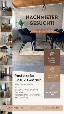 Foto - 4 Raum Wohnung in Genthin zu vermieten