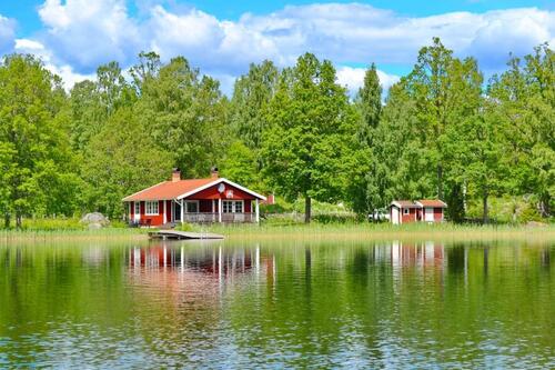 Foto - Tolles Ferienhaus in Seelage 'Haus Sjöhagen',☀️Småland, Schweden