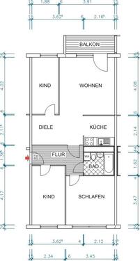 Foto - 4 Zimmer Etagenwohnung in Chemnitz