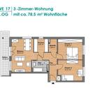 Foto - 3 Zimmer Wohnung - 1.140,00&nbsp;EUR Kaltmiete, ca.&nbsp; 78,50&nbsp;m&sup2;