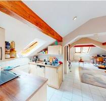 Dachgeschoßwohnung im Zentrum - 420,00&nbsp;EUR Kaltmiete, ca.&nbsp; 45,00&nbsp;m&sup2; in Frammersbach (PLZ: 97833)