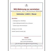 Wohnung zu vermieten - 1.600,00 EUR Kaltmiete, in Koblenz (PLZ: 56075) Karthause