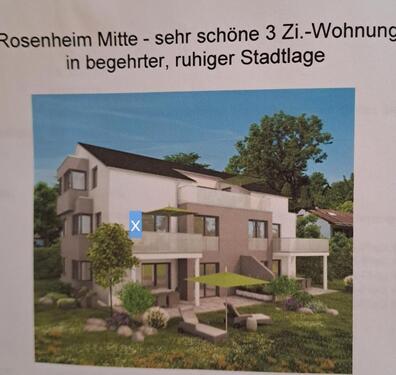 Foto - 3 Zimmerwohnung in ruhiger Lage im Westen von Rosenheim