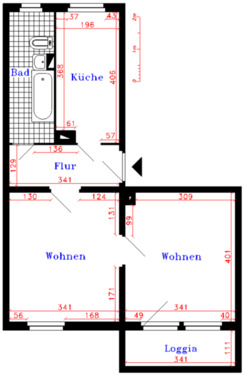 Foto - 3 Zimmer Etagenwohnung in Penig