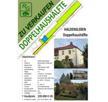 Haldensleben Doppelhaushälfte - 199.000,00&nbsp;EUR Kaufpreis, ca.&nbsp; 120,00&nbsp;m&sup2; in Haldensleben (PLZ: 39340)