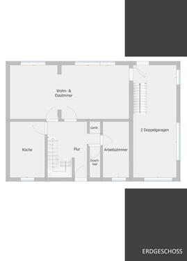 Foto - Einfamilienhaus mit großem Garten, Kamin, Garage