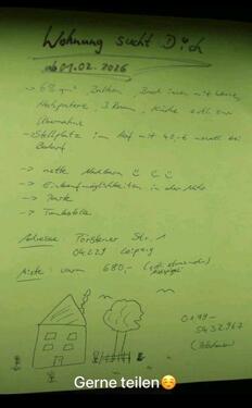 Foto - schöne wohnung 3raum mit balkon hochbaterre 04229 kleinzschocher