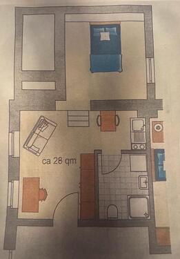 Foto - Einraumwohnung - 344,00&nbsp;EUR Kaltmiete, ca.&nbsp; 28,00&nbsp;m&sup2;