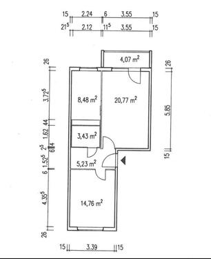 Foto - 2 Zimmer Etagenwohnung in Gera