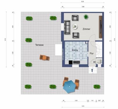 Foto - 3 Zimmer Doppelhaushälfte in Ludwigshafen am Rhein