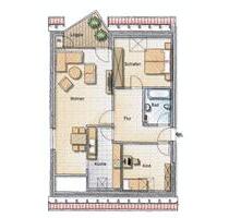 Freie 3-Zimmer Dachgeschosswohnung, Balkon, Keller, Garage - Schleswig