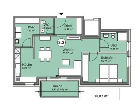 Foto - Etagenwohnung in Wadern zur Miete